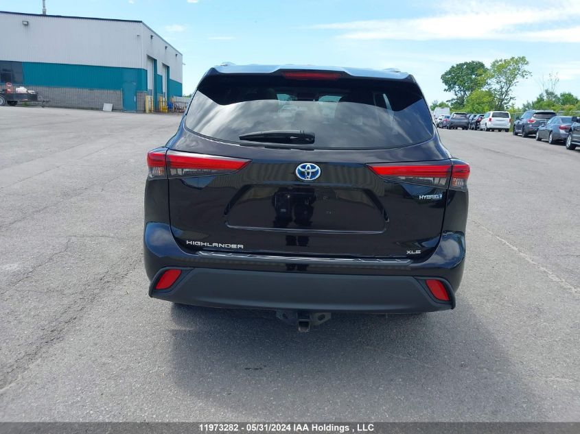 2021 Toyota Highlander Hybrid Xle VIN: 5TDGBRCHXMS044931 Lot: 11973282