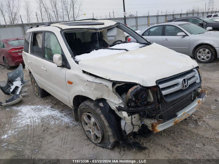 2007 Honda Pilot VIN: 2HKYF18577H000193 Lot: 11973336