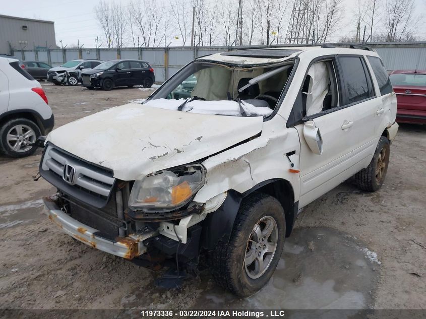 2007 Honda Pilot VIN: 2HKYF18577H000193 Lot: 11973336