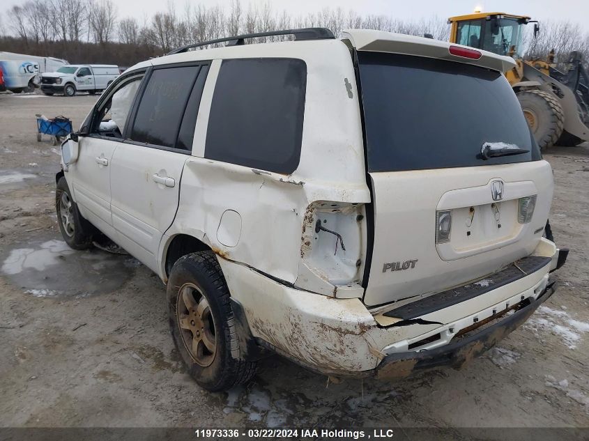 2007 Honda Pilot VIN: 2HKYF18577H000193 Lot: 11973336