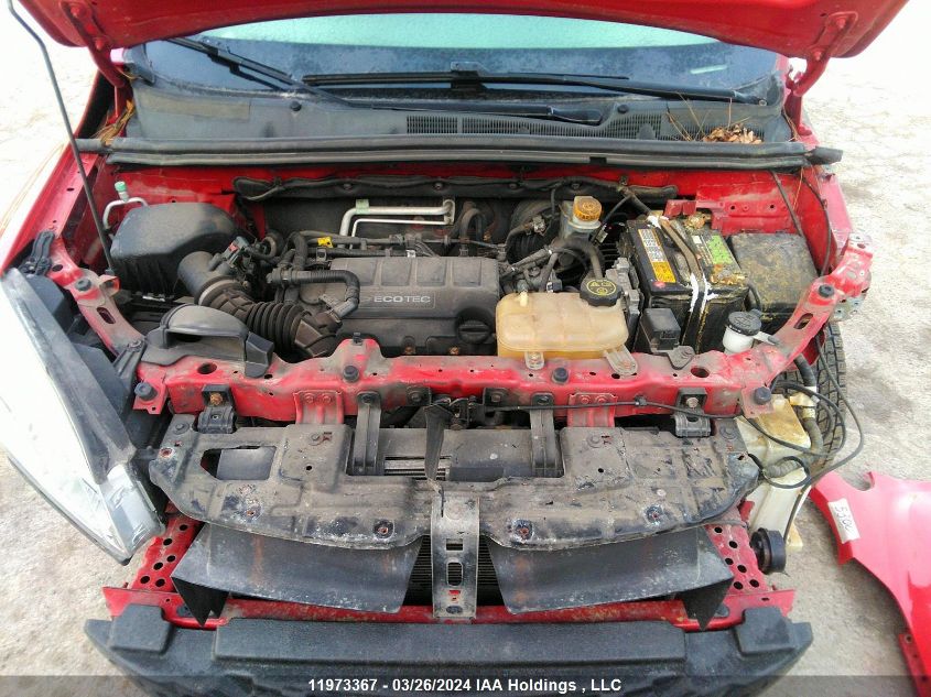 2014 Chevrolet Trax Ls VIN: 3GNCJKEB9EL188695 Lot: 11973367