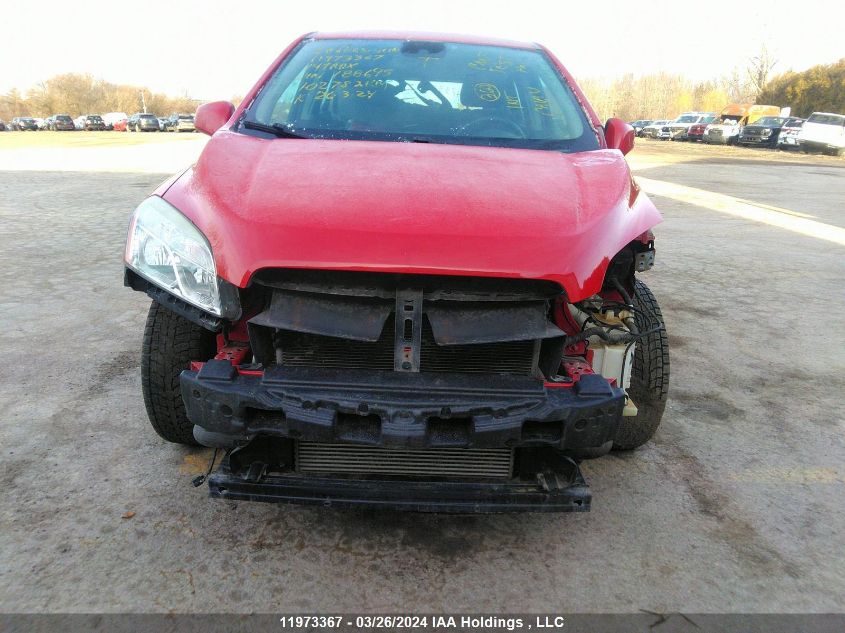 2014 Chevrolet Trax Ls VIN: 3GNCJKEB9EL188695 Lot: 11973367