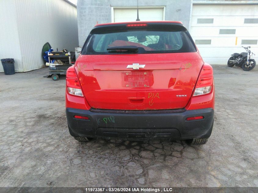 2014 Chevrolet Trax Ls VIN: 3GNCJKEB9EL188695 Lot: 11973367