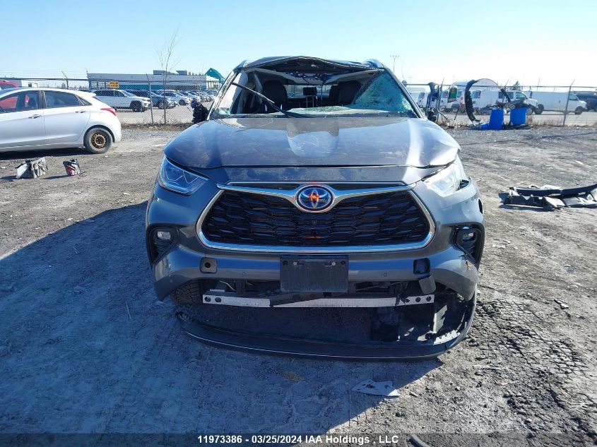 2022 Toyota Highlander VIN: 5TDEBRCH5NS080616 Lot: 11973386