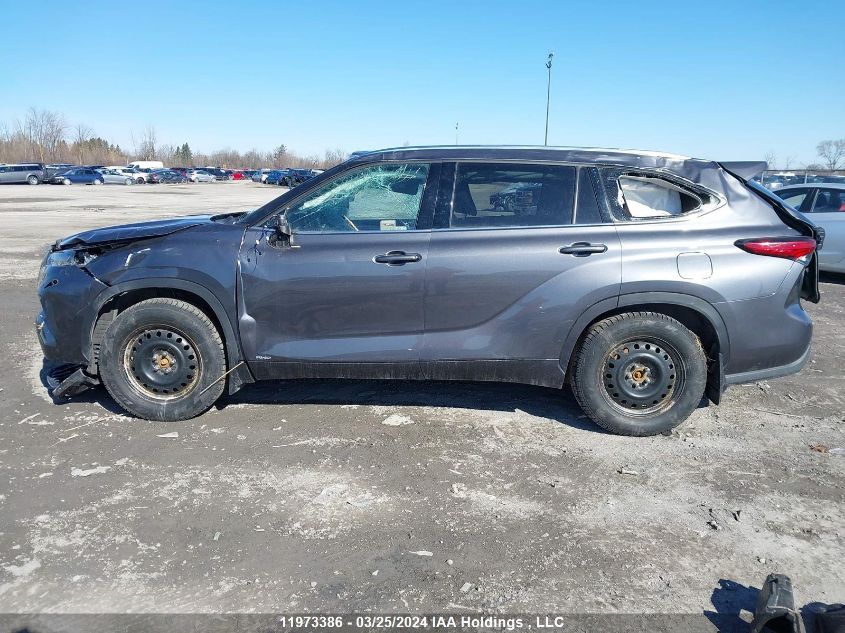 2022 Toyota Highlander VIN: 5TDEBRCH5NS080616 Lot: 11973386