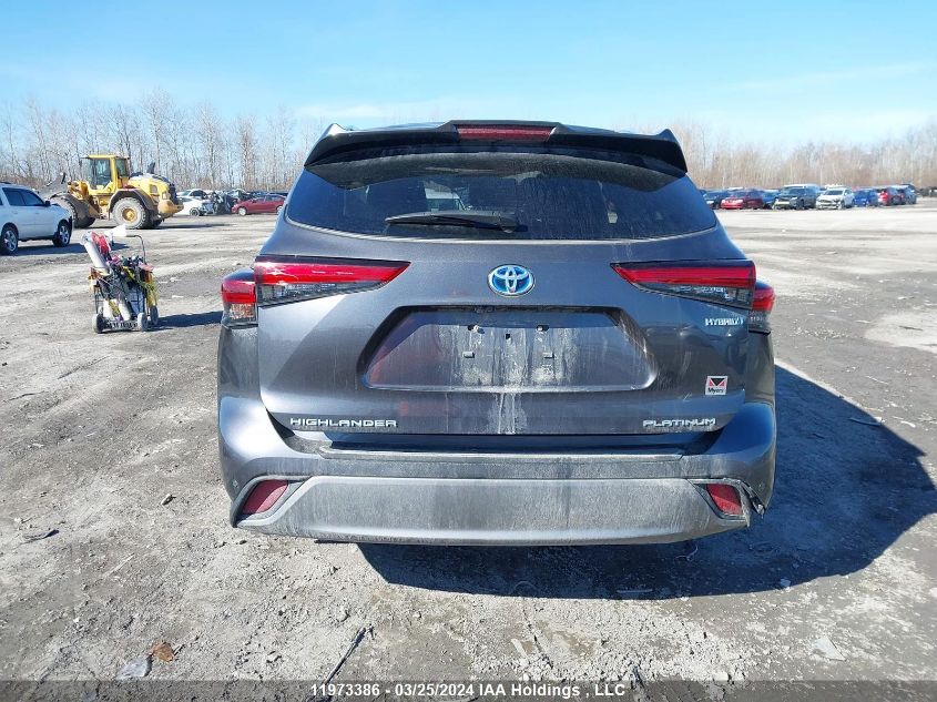 2022 Toyota Highlander VIN: 5TDEBRCH5NS080616 Lot: 11973386