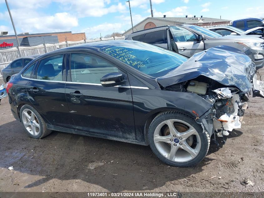 2012 Ford Focus Titanium VIN: 1FAHP3J23CL406427 Lot: 11973401