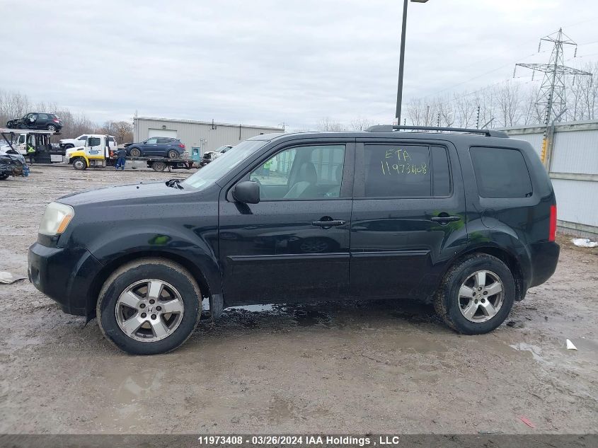 2009 Honda Pilot VIN: 5FNYF485X9B504398 Lot: 11973408