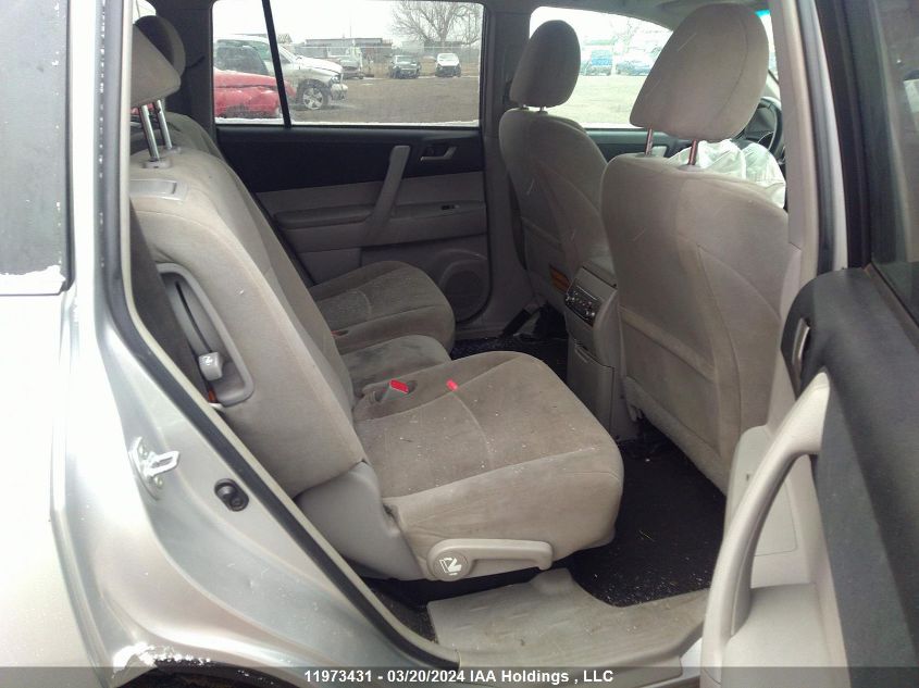 2013 Toyota Highlander Plus/Se VIN: 5TDBK3EHXDS236967 Lot: 11973431