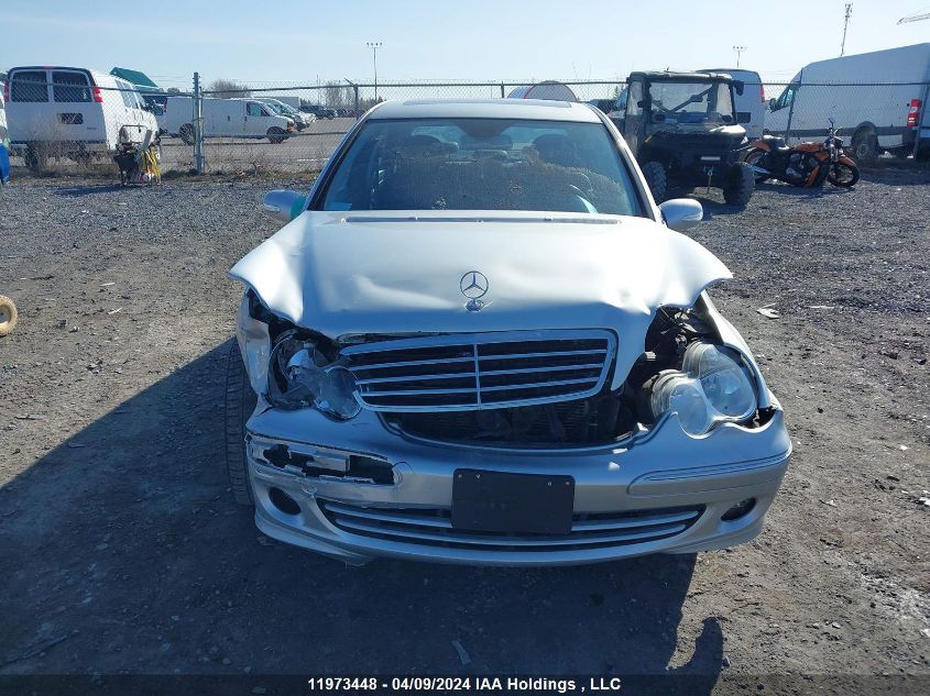 2007 Mercedes-Benz C-Class VIN: WDBRF54H37F901291 Lot: 11973448