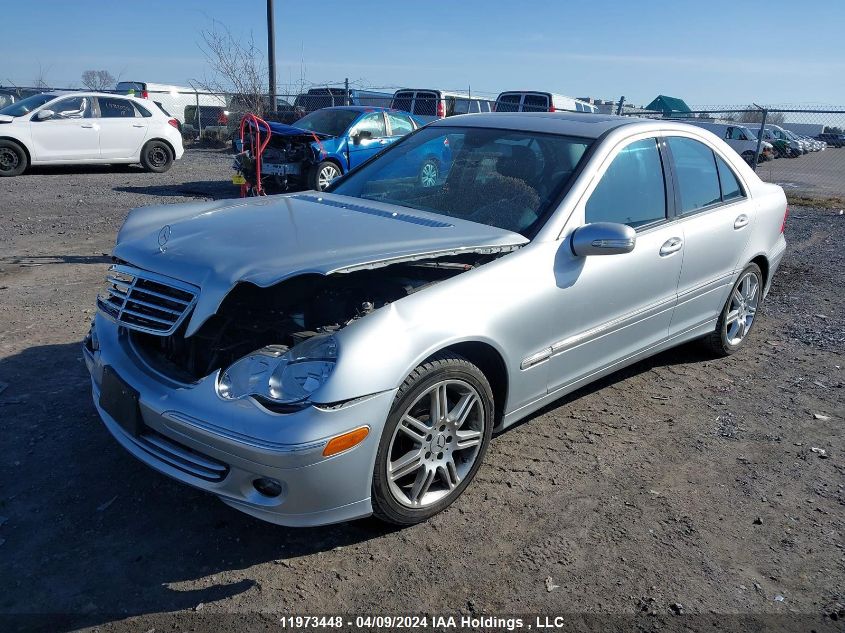 2007 Mercedes-Benz C-Class VIN: WDBRF54H37F901291 Lot: 11973448