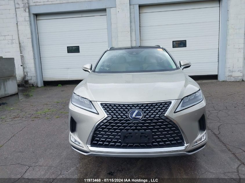 2021 Lexus Rx 450H VIN: 2T2JGMDA2MC066020 Lot: 11973468