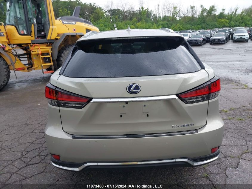 2021 Lexus Rx 450H VIN: 2T2JGMDA2MC066020 Lot: 11973468