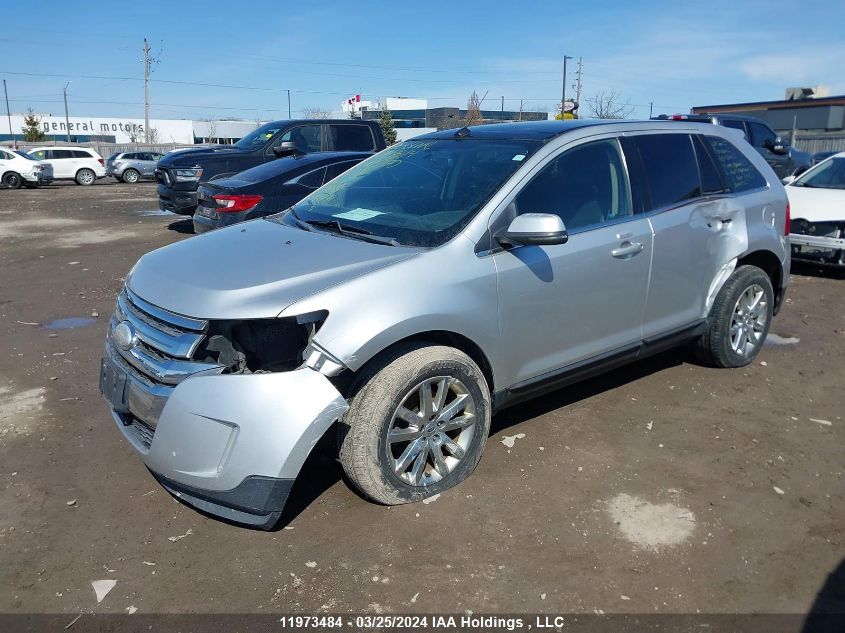 2013 Ford Edge Limited VIN: 2FMDK4KC4DBA15370 Lot: 11973484