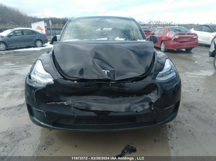 2021 Tesla Model Y VIN: 5YJYGDEE4MF229282 Lot: 11973512