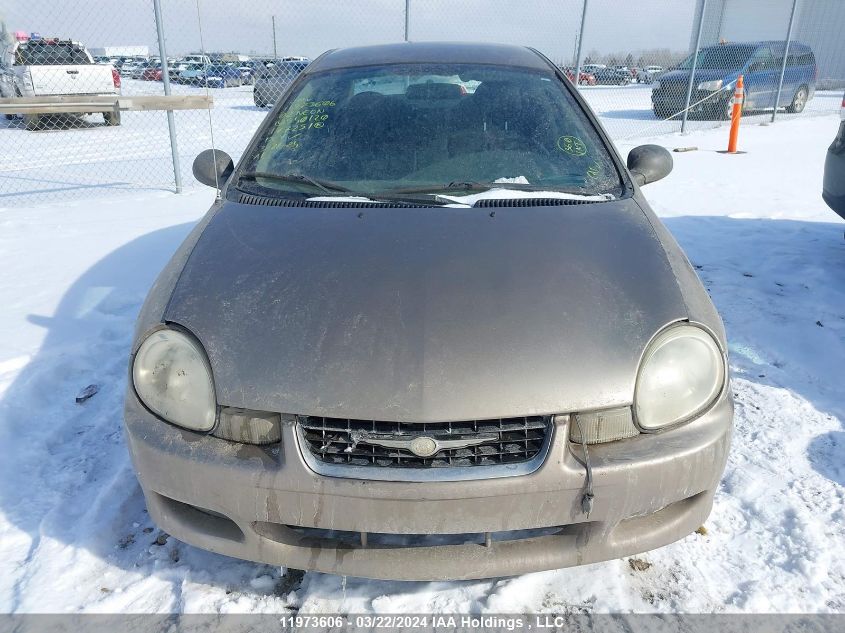 2002 Chrysler Neon VIN: 1C3ES46C02D540120 Lot: 11973606