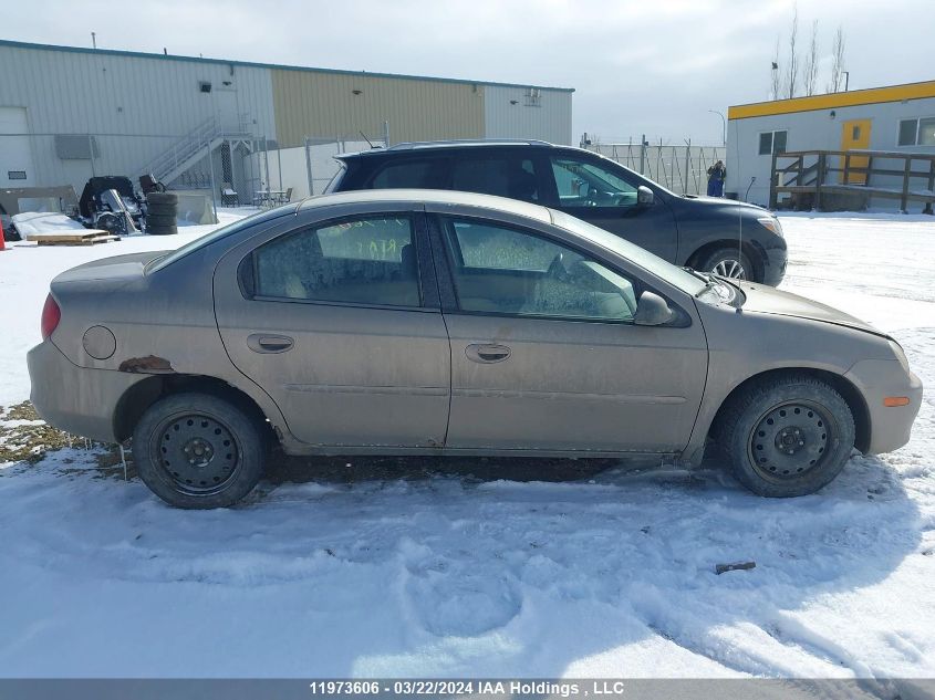 2002 Chrysler Neon VIN: 1C3ES46C02D540120 Lot: 11973606