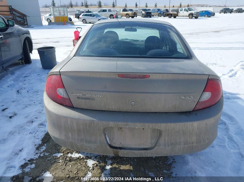 2002 Chrysler Neon VIN: 1C3ES46C02D540120 Lot: 11973606