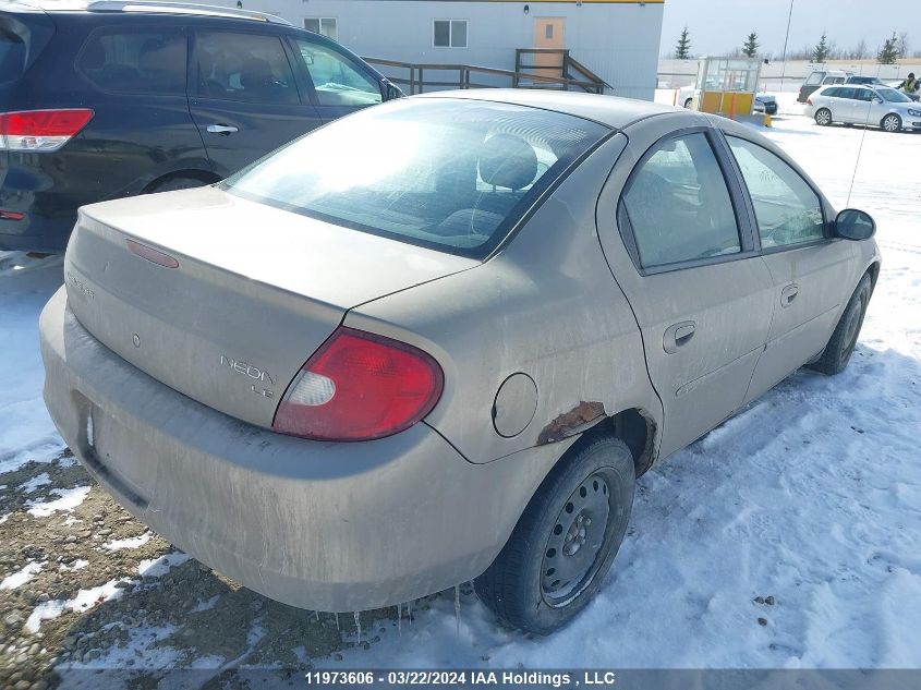 2002 Chrysler Neon VIN: 1C3ES46C02D540120 Lot: 11973606