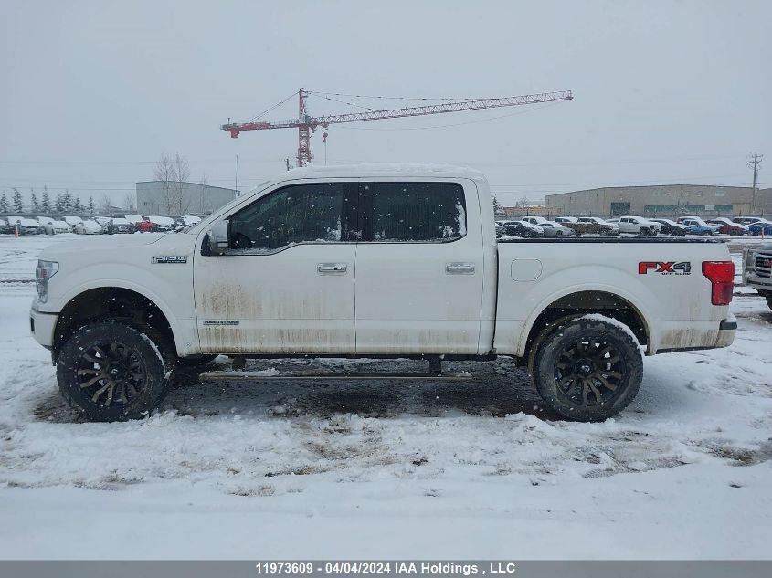 2019 Ford F150 Supercrew VIN: 1FTFW1E16KFB40263 Lot: 11973609