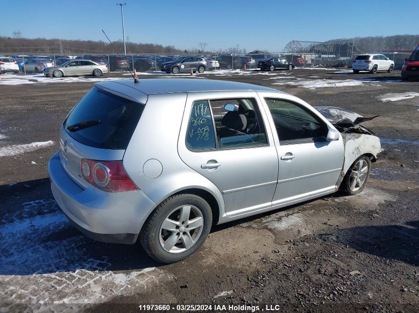 2009 Volkswagen Golf City VIN: 9BWEL41J594008778 Lot: 11973660