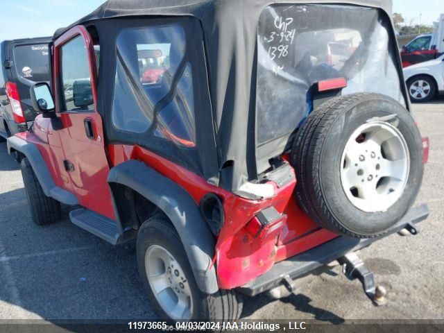 2003 Jeep Tj VIN: 1J4FA49SX3P319785 Lot: 11973665