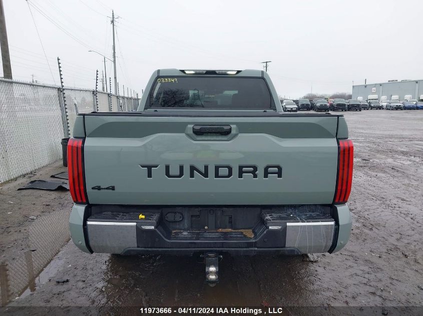 2022 Toyota Tundra Crewmax Sr/Crewmax Sr5 VIN: 5TFLA5DB5NX033349 Lot: 11973666