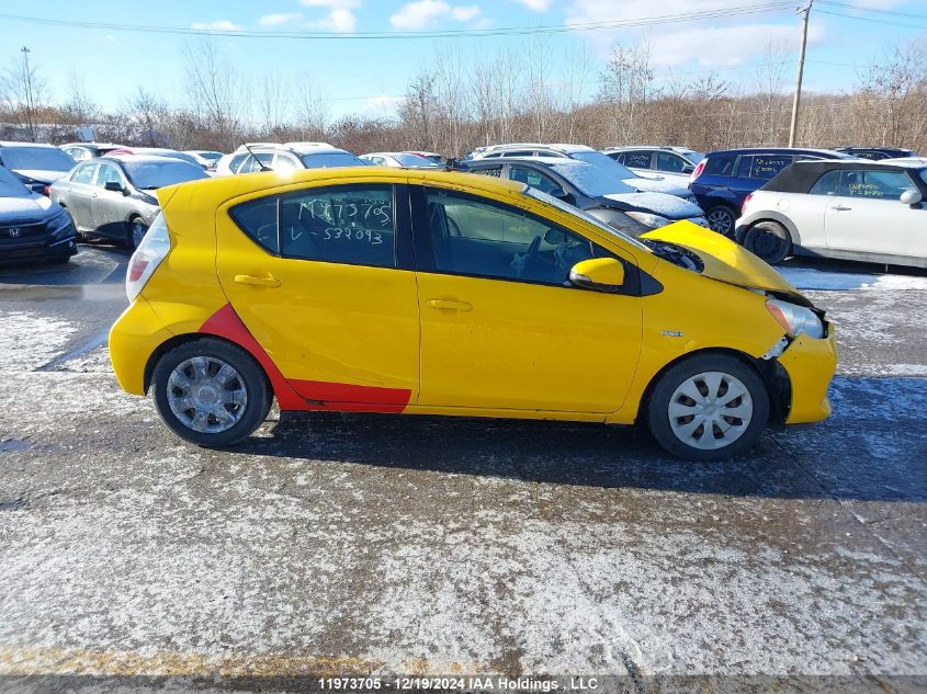 2013 Toyota Prius C VIN: JTDKDTB39D1532093 Lot: 11973705