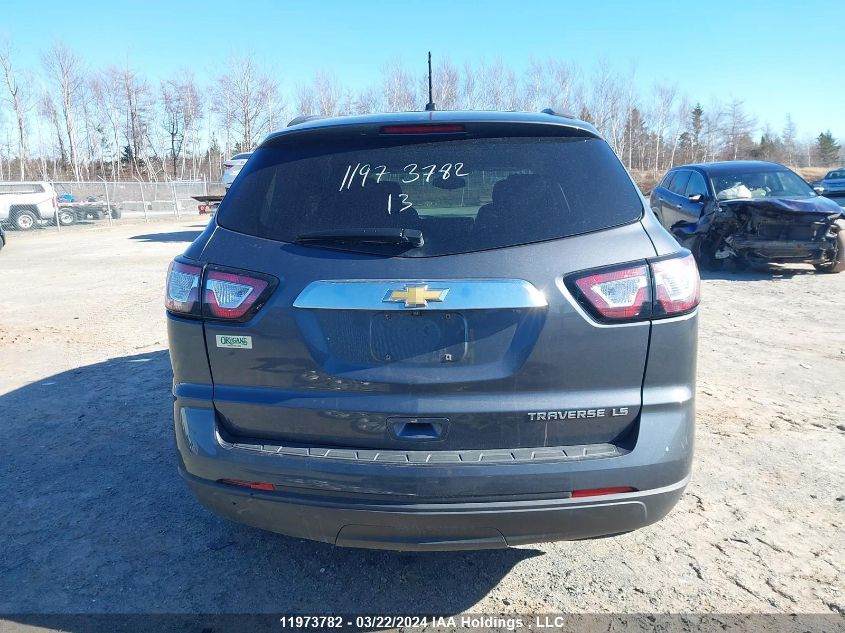 2013 Chevrolet Traverse VIN: 1GNKRFKD7DJ130494 Lot: 39219467