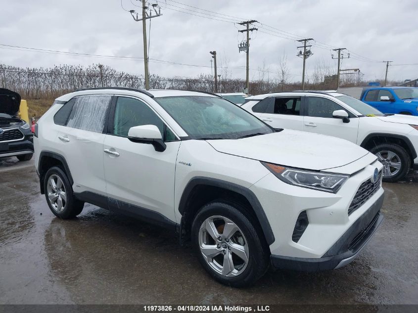 2020 Toyota Rav4 Hybrid Limited VIN: 2T3DWRFV2LW049708 Lot: 11973826