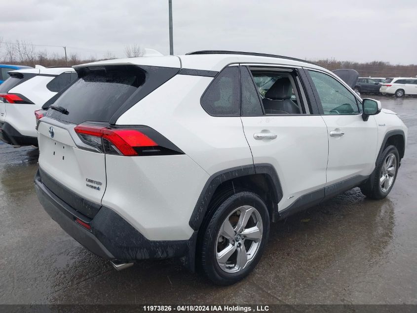 2020 Toyota Rav4 Hybrid Limited VIN: 2T3DWRFV2LW049708 Lot: 11973826