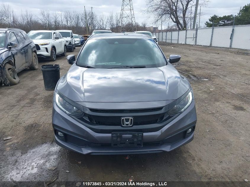 2019 Honda Civic Sport VIN: 2HGFC2F81KH025533 Lot: 11973845