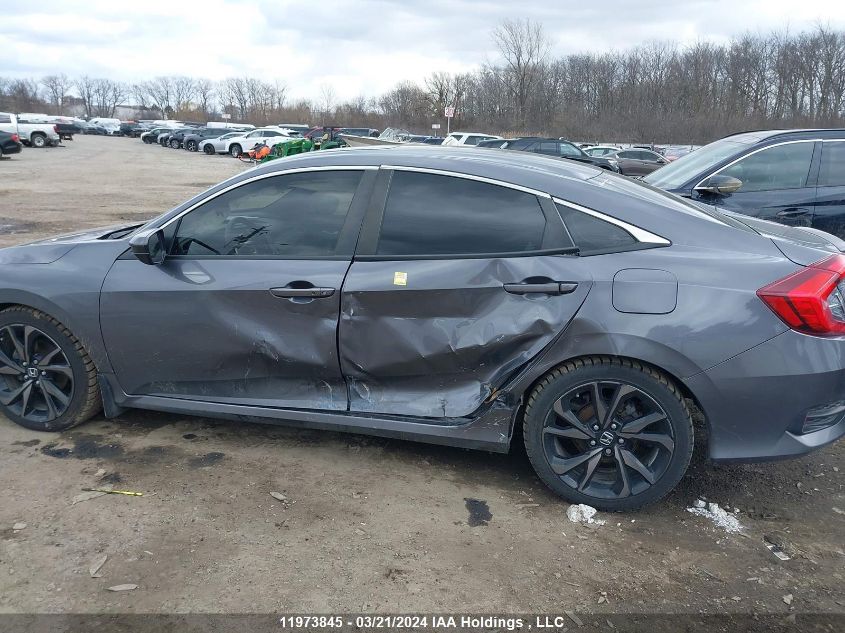 2019 Honda Civic Sport VIN: 2HGFC2F81KH025533 Lot: 11973845