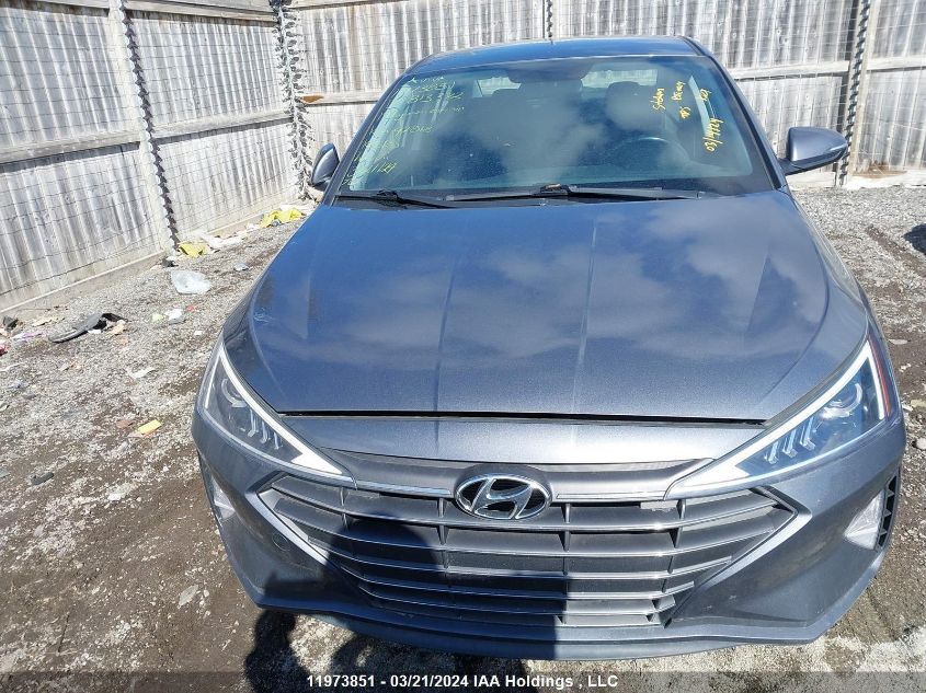 2019 Hyundai Elantra Preferred VIN: KMHD84LF1KU813372 Lot: 11973851