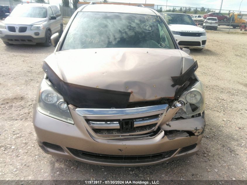 2005 Honda Odyssey Ex VIN: 5FNRL38415B506162 Lot: 11973917