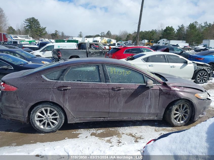 2017 Ford Fusion Se VIN: 3FA6P0H73HR390052 Lot: 11973950