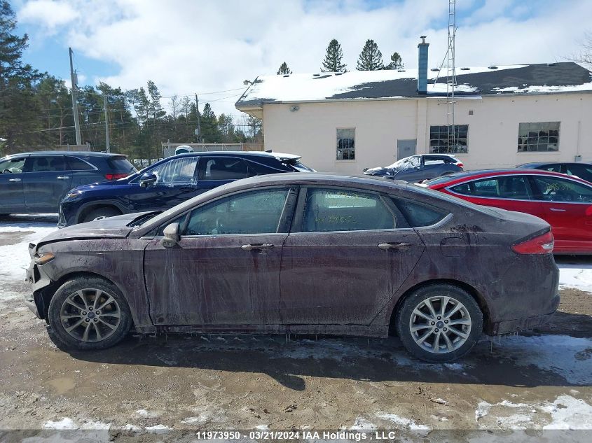 2017 Ford Fusion Se VIN: 3FA6P0H73HR390052 Lot: 11973950