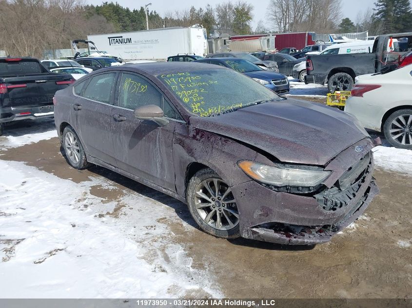 2017 Ford Fusion Se VIN: 3FA6P0H73HR390052 Lot: 11973950