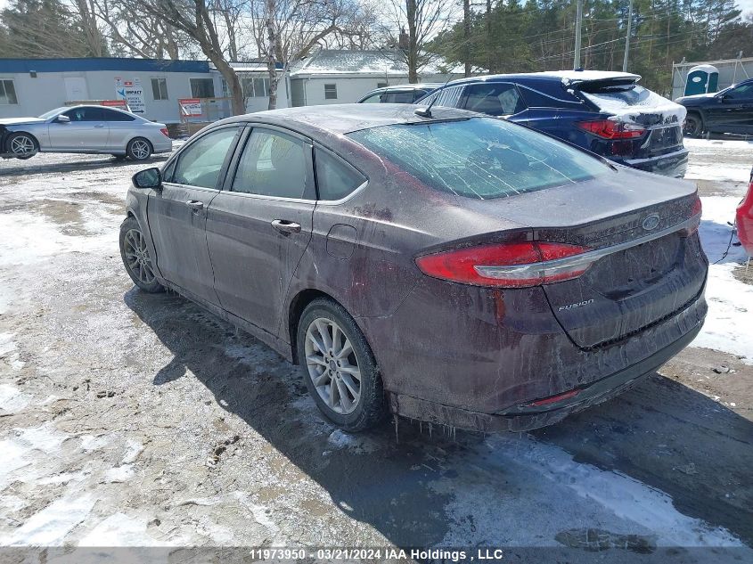 2017 Ford Fusion Se VIN: 3FA6P0H73HR390052 Lot: 11973950