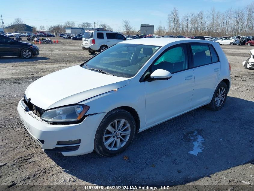 2015 Volkswagen Golf VIN: 3VWRA7AU7FM054445 Lot: 11973978