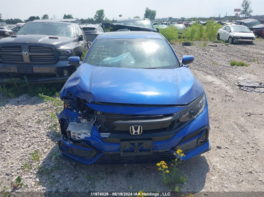 2020 Honda Civic Hatchback VIN: SHHFK7H43LU302004 Lot: 11974026