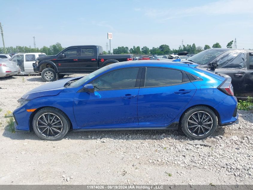 2020 Honda Civic Hatchback VIN: SHHFK7H43LU302004 Lot: 11974026