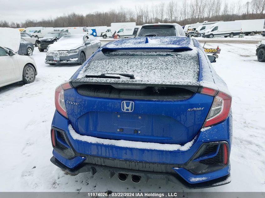 2020 Honda Civic Hatchback VIN: SHHFK7H43LU302004 Lot: 11974026