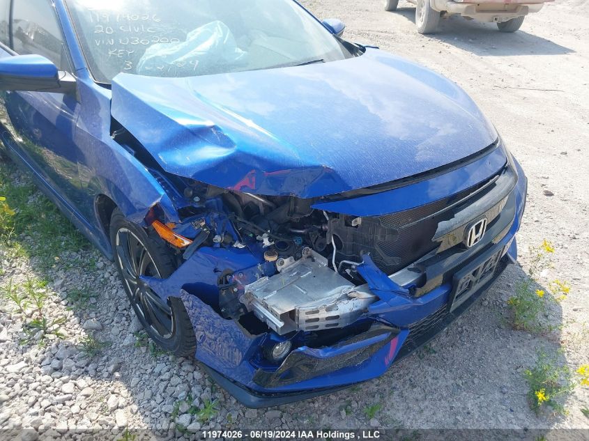 2020 Honda Civic Hatchback VIN: SHHFK7H43LU302004 Lot: 11974026