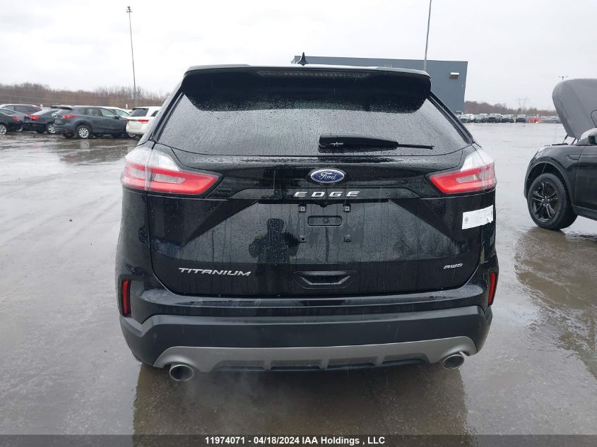 2021 Ford Edge Titanium VIN: 2FMPK4K9XMBA14841 Lot: 11974071