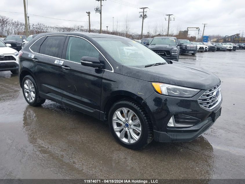 2021 Ford Edge Titanium VIN: 2FMPK4K9XMBA14841 Lot: 11974071