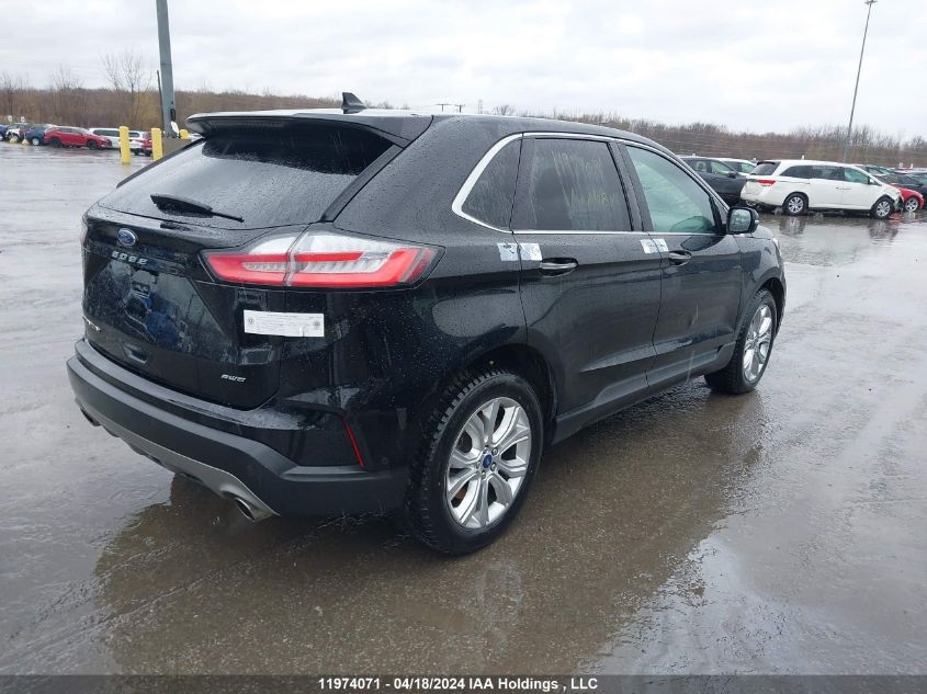 2021 Ford Edge Titanium VIN: 2FMPK4K9XMBA14841 Lot: 11974071