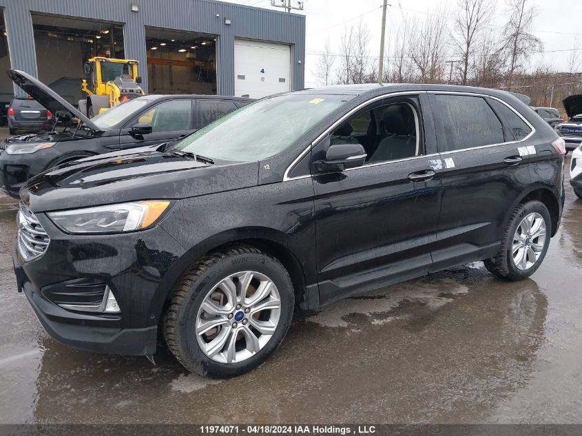 2021 Ford Edge Titanium VIN: 2FMPK4K9XMBA14841 Lot: 11974071