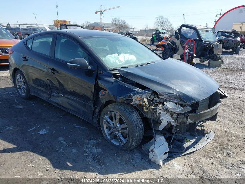 2017 Hyundai Elantra VIN: KMHD84LF1HU300535 Lot: 11974215