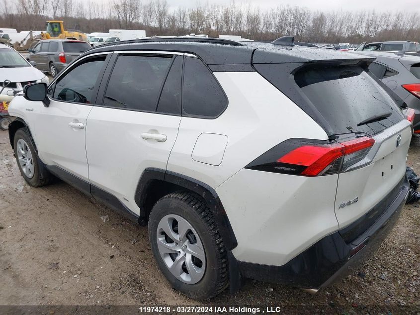 2020 Toyota Rav4 Xle/Xse VIN: 2T3RWRFV3LW099992 Lot: 11974218